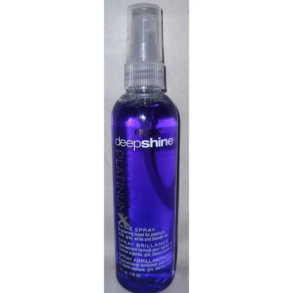 Rusk Deepshine PlatinumX Shine Spray 4 oz NEW